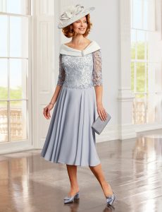 light blue/grey condici mother of the bride outfits