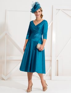 turquoise ispirato occasion dress