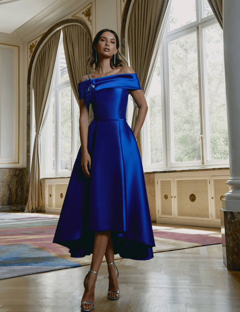 gabriela-sanchez royal blue dress