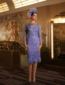 gil harvey lavender dress