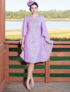 carmen melero lilac dress