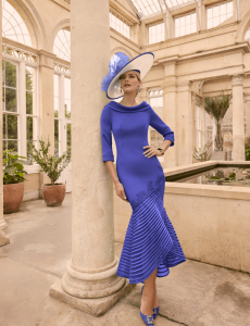 veni infantino royal blue dress