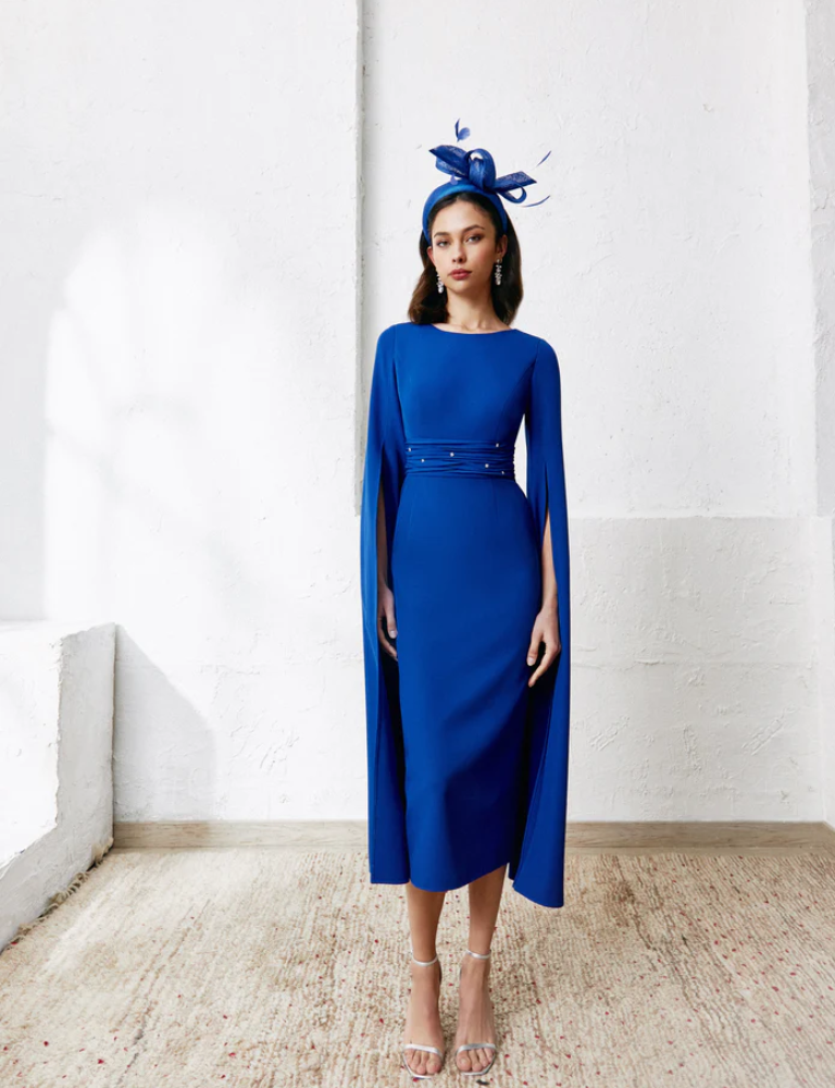 Gabriela Sanchez Cobalt dress