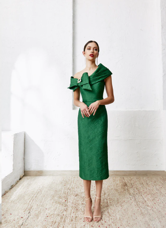 Gabriela Sanchez green dress