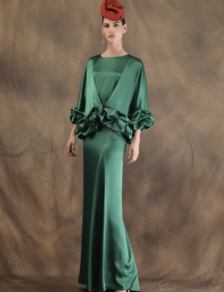 fely-campo green occasion dress