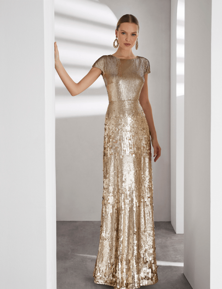 gold rosa clara dress