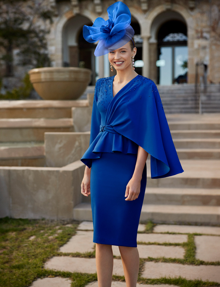 royal blue 2 piece couture club o