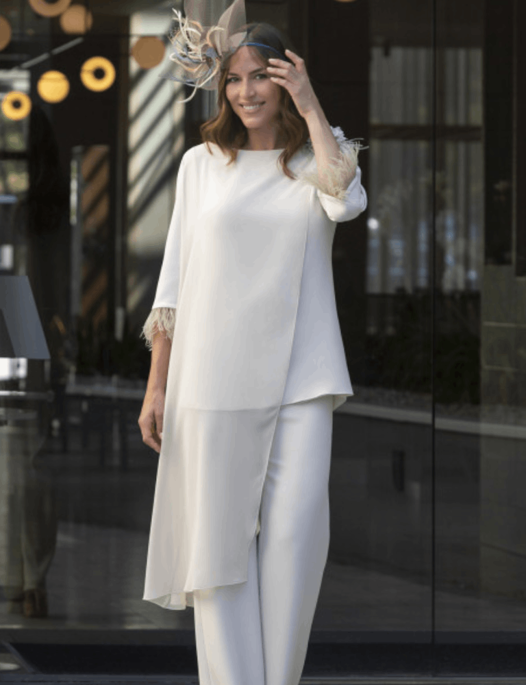 carmen melero ivory suit
