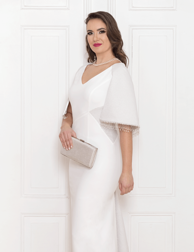 white occasion dress by anoola